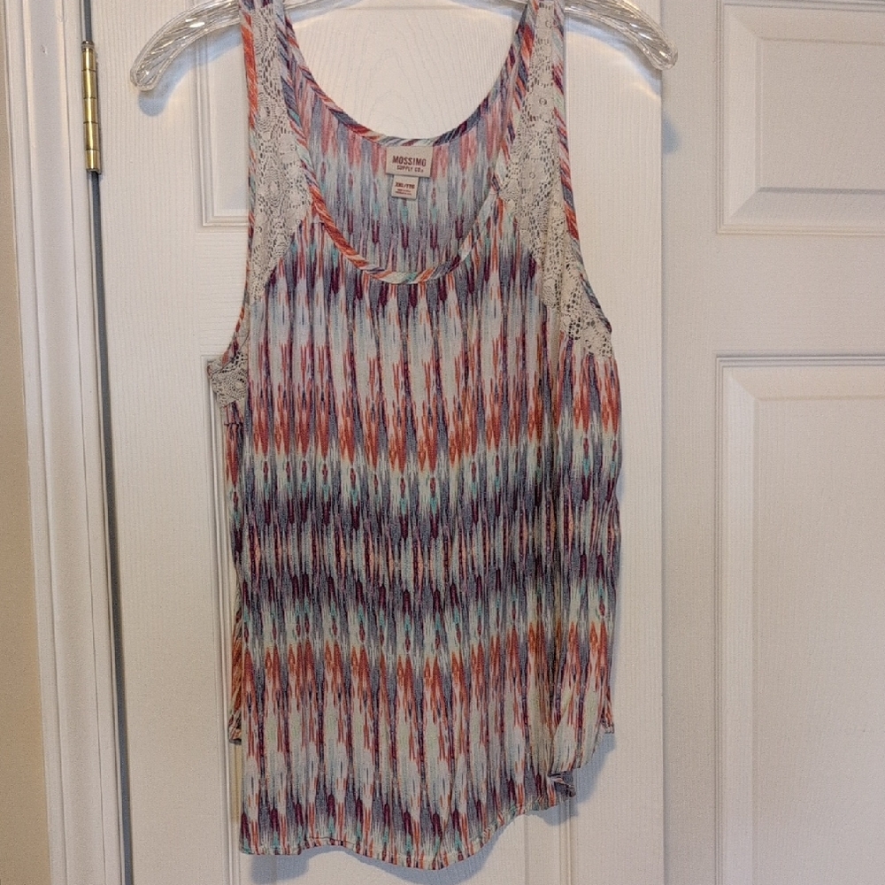Mossimo Supply Co. Colorful Patterned Tank Top
